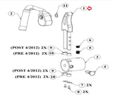 SciFit PRO2 PRO1000 Miscellaneous Cardio Left Upper Crank and Arm Set A1869 - hydrafitnessparts