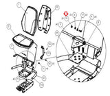 SciFit Recumbent Elliptical Nut 3/8"-16 37018 - hydrafitnessparts