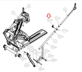 SciFit SONE03-PF SONE01 SONE02 SONE03 Stepper Handle Clamp Assembly A5624 - hydrafitnessparts