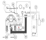 SciFit SXT7000E-INT SXT7000-INT TC1002 Elliptical Cable CHR HG 2177 51" P2775 - hydrafitnessparts