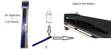 Silicone Lubricant TreadLube Oil Tread Lube With Applicator 18"- Increase Treadmill Lifespan - fitnesspartsrepair