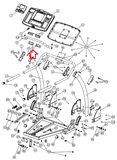 Smooth Fitness 5.25 Version 1 Treadmill Bottom Hand Sensor Pulse Grip 5.25-05 - hydrafitnessparts