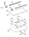 Smooth Fitness 5.45 Treadmill Left Rear Endcap 5.45‐604 - fitnesspartsrepair