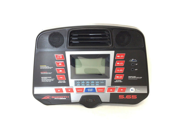 Smooth Fitness 5.65 Treadmill Display Console Panel 565i-53 & 565i-54 - hydrafitnessparts