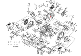 Sole Fitness E35 AE25 525010 Elliptical Mast Upper Rear Cover P180059-A1 - hydrafitnessparts