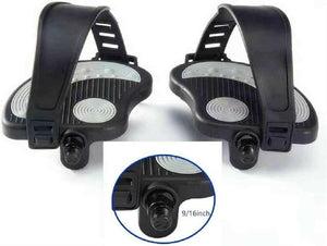 Sole Fitness Recumbent Bike Pedal Pair Set 9/16" N150022-A1 or N150023-A1 - hydrafitnessparts