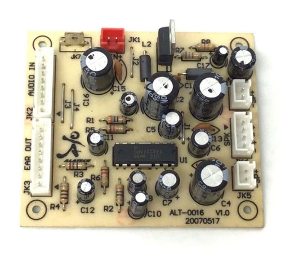 Sole S77 F63 Treadmill Speaker Audio Circuit Board Amplifier ALT-001620 & 003064 - hydrafitnessparts