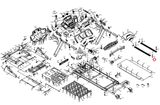 Sole Spirit Fitness F83 583887 Treadmill Side Rail Guide Washer Concave 003143 - hydrafitnessparts