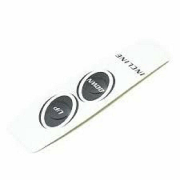 Sole Xterra Fitness Treadmill Incline Overlay Handgrip Label I080497-A2 - fitnesspartsrepair