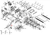 Spirit Fitness Ct800 Treadmill Left Motor Base Cap P010090 & 6080033 - hydrafitnessparts