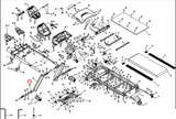 Spirit Fitness Ct800 Treadmill Left Upright Fixing Plate 6080020 - hydrafitnessparts