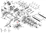 Spirit Fitness Ct800 Treadmill Right Motor Base Cap P010091 & 6080032 - hydrafitnessparts