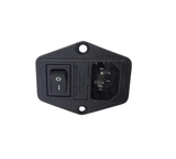 Spirit Sole Xterra Elliptical Power Entry On Off Switch Socket with Fuse F030053 - hydrafitnessparts