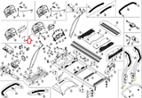 Sportsart 3108HR 3108 Treadmill Display Console Panel MFR-0016309 or 131-991-010 - hydrafitnessparts