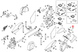 Sportsart 8003 8007 Elliptical Bottom Handlebar Clamp 8003-05 - hydrafitnessparts