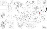 SportsArt C520U C50U Upright Bike Right Side Cover C50U-24 - hydrafitnessparts