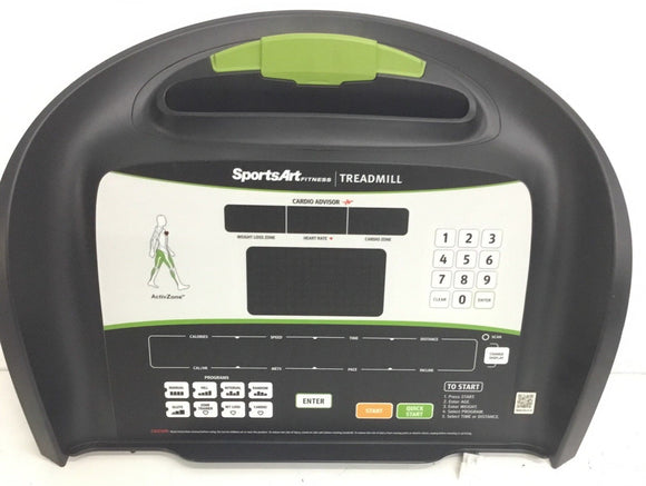 SportsArt T615 Treadmill Display Console Panel A801613 - fitnesspartsrepair