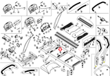 Sportsart Treadmill Center Crossbar Support 1210-27 - hydrafitnessparts