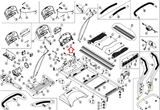 Sportsart Treadmill Right Keypad Support 3106-09 - hydrafitnessparts