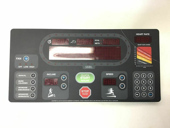Star Trac 9-3561 9-3563 Treadmill Display Console Panel 740-6094 - fitnesspartsrepair