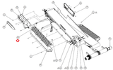 Star Trac E-TCi 9-9121-MUNBPO Treadmill Left Treadle Step 717-0280-30 - hydrafitnessparts