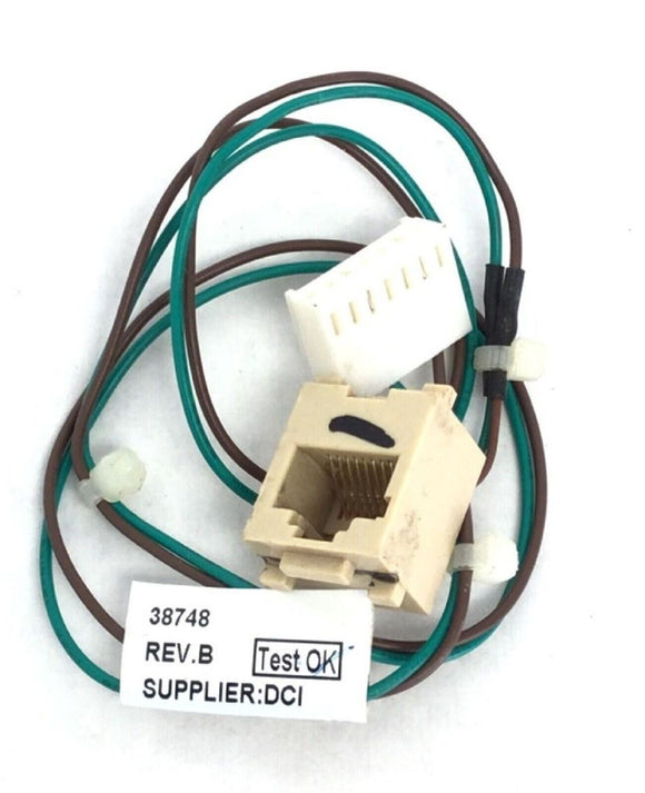 Star Trac Miscellaneous Communication Reprogram Wire Harness 38748 RJ45 - hydrafitnessparts