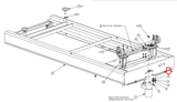 Star Trac Treadmill Spacer 1/2x3/4x.31" 020-4604 - hydrafitnessparts