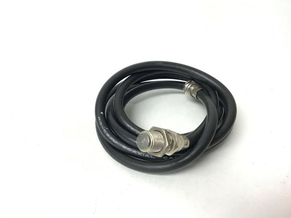 Star Trac Upright Bike Coaxial Cable Extension Male to Female 718-5113 - fitnesspartsrepair