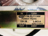 Stex Treadmill 8020T Dyne Elecomm Large Power Transformer DB-35 120v in 240v Out - fitnesspartsrepair