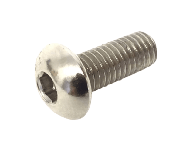 Sunny Health Fitness SF-3912 Elliptical Button Head Chrome Screw M8-1.25x20.0mm - hydrafitnessparts