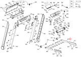 Sunny Health & Fitness SF-T7718 Treadmill Right Handle Bar Bracket A10 - hydrafitnessparts