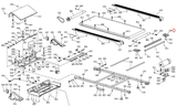 Sunny Health & Fitness SF-T7718 Treadmill Right Side Rail Bottom Cover C24 - hydrafitnessparts