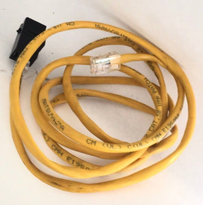 Technogym 700 Excite - Visio Recumbent Bike Ethernet Internet Cable Yellow RJ-45 - hydrafitnessparts