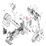 Technogym 700i 700 Excite Elliptical Right Hand Control + 0C000863AA - fitnesspartsrepair