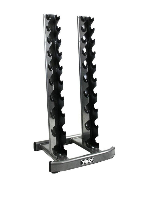 TKO 840vdr10 10 Pair Vertical Dumbbell Rack Freeweights & Accessories - hydrafitnessparts