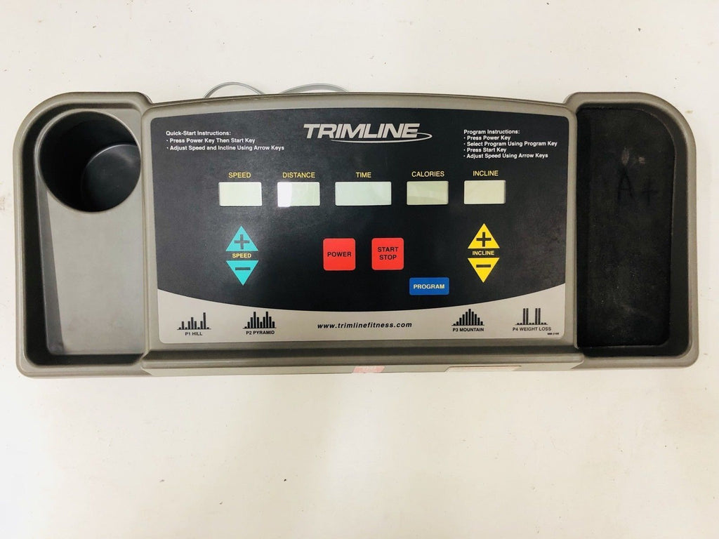 Trimline Schwinn Treadmill Display Console Overlay Electronic Circuit Board