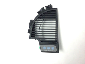 True Excel Series Treadmill Fan Speed Control Membrane W/Left Grill 9C527100 - hydrafitnessparts