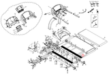 True Fitnes PS100 PS300 CS200 Treadmill Left or Right Deck Rail Foot Pad 9PS0055 - hydrafitnessparts