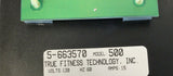 True Fitness 500 SS100 Treadmill Display Console Panel 5-663570 - fitnesspartsrepair