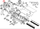 True Fitness CS800 Treadmill Upper Data Wire Harness 33" MFR-xl-1053a or 9CT0053 - hydrafitnessparts