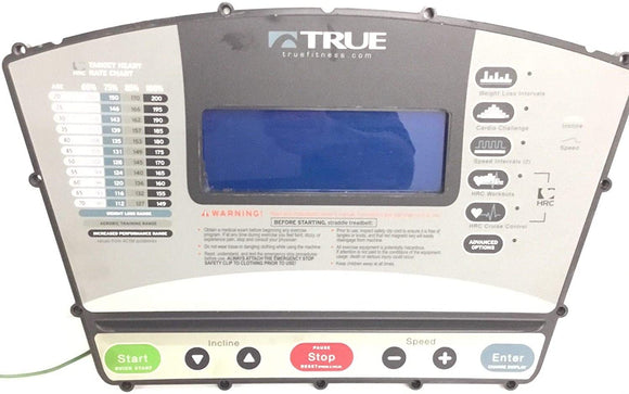 True Fitness Display Console Panel ASR-DGH7T-1E Works PS900 Treadmill - fitnesspartsrepair