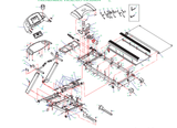 True Fitness FT200LE Treadmill Frame to Frame Set Pin 9FT0054 - hydrafitnessparts