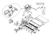 True Fitness PS100 PS300 PS900 LC1100 Treadmill Left Rear Roller End Cap 9PS0059 - hydrafitnessparts