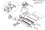 True Fitness PS100 PS300 PS900 Treadmill Console Plastic Rear Cover 9RT0002 - hydrafitnessparts