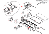 True Fitness PS900 TPS900-4 Treadmill Deck Fixity 9PS0089 & 7PS0089 - hydrafitnessparts