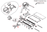 True Fitness PS900 TPS900-4 Treadmill Incline Rack Assembly 9PS0064A - hydrafitnessparts