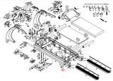 True Fitness TCS800 CS800 XCS800 RCS800 Treadmill Rear Leveler 9C461100 - hydrafitnessparts