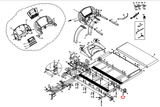 True Fitness TPS900-4 LC1100 PS-100 PS-300 Treadmill Right Rear End Cap 9PS0060 - hydrafitnessparts