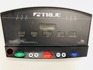 True Fitness Treadmill 500ZT 500 ZT P Upper Display Console Panel 00328100 - fitnesspartsrepair