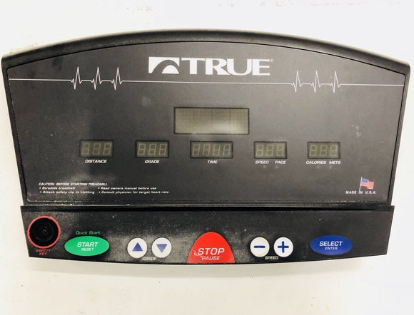 True Fitness Treadmill 500ZT 500 ZT P Upper Display Console Panel 00328100 - fitnesspartsrepair